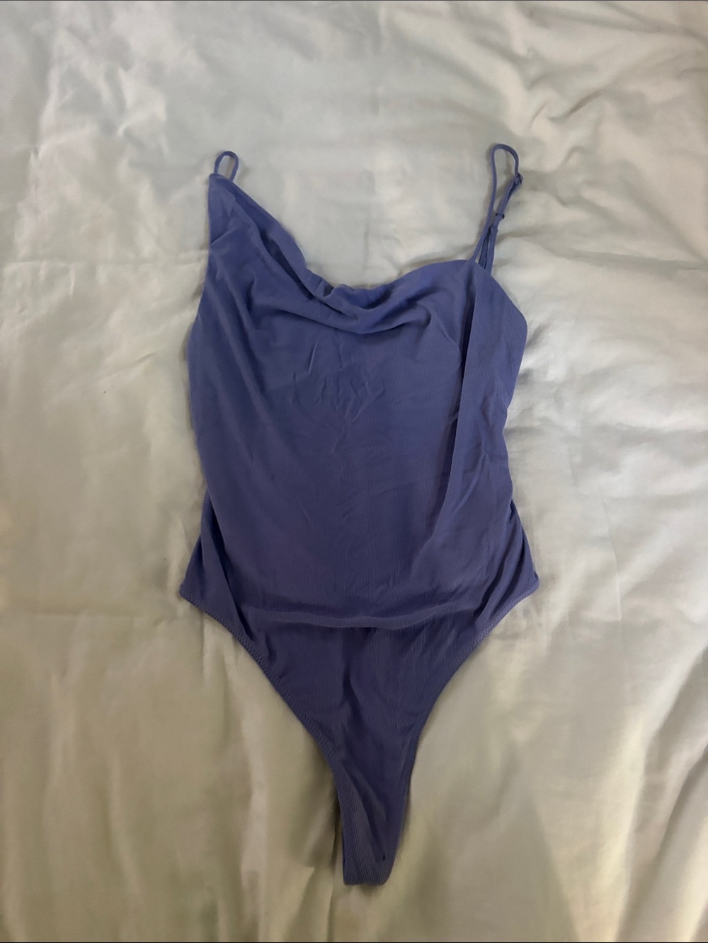 Urban Outfitters Lilac Cowl-Neck Bodysuit